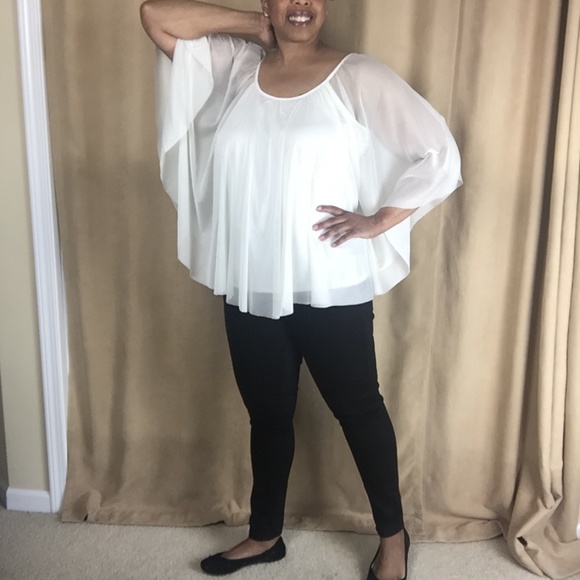 Massini Tank With Sheer Overlay 1X - Picture 9 of 16